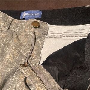 Democracy Gray and Black Pants